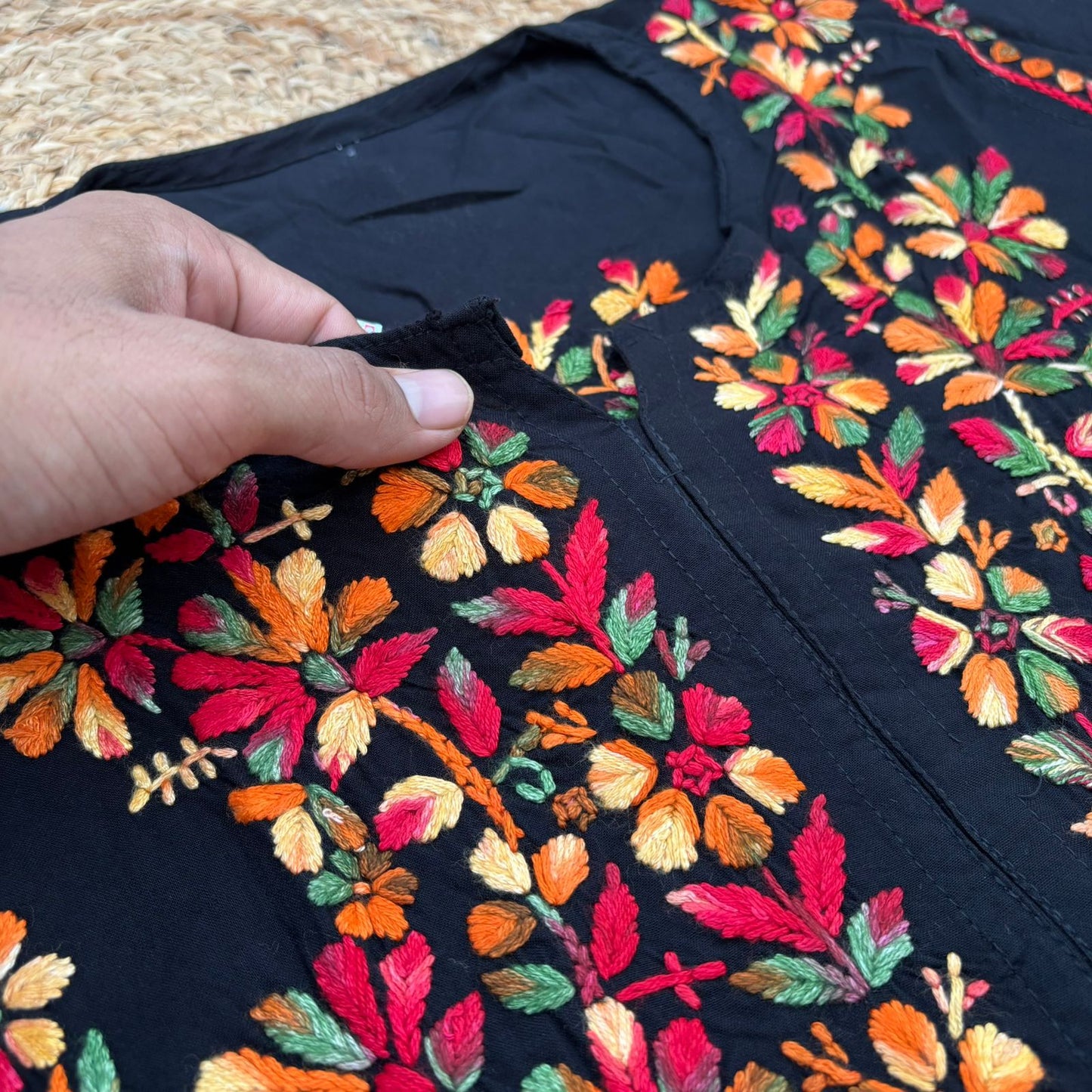 Maysa Soft Rayon Chikankari Kurti - Multi Colour