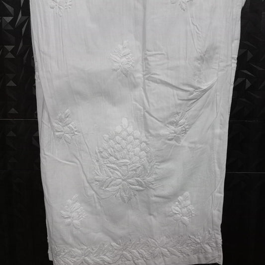 Pure Cotton Chikankari Plazo - Chikankaar