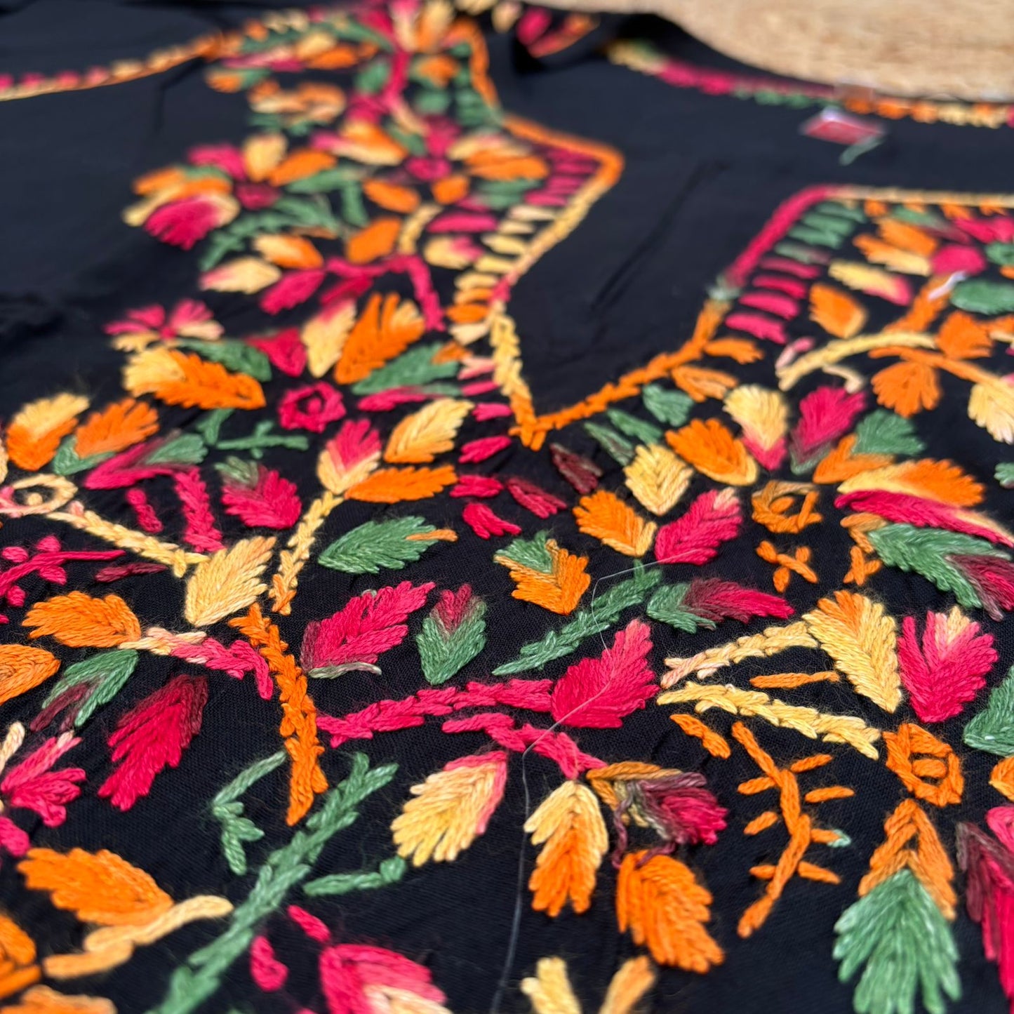 Ina Soft Rayon Chikankari Short Kurti - Multi Colour